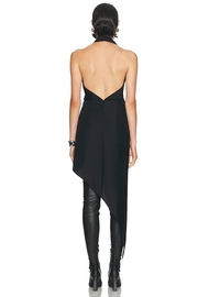 Alexander Wang Draped Halter Neck Dress in Black | Black. Size 2 (also in  0, 4, 6). | MILANSTYLE.COM