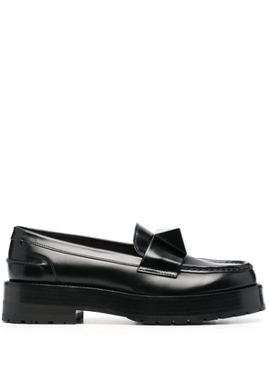 Valentino Garavani One Stud platform loafers - Black
