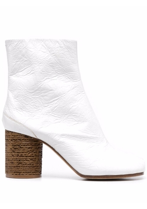 Maison Margiela Tabi 80mm ankle boots - White