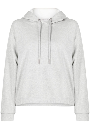 Moncler logo-patch cotton blend hoodie - Grey