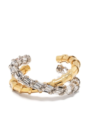 Lanvin Baguette Melodie cuff bracelet - Silver