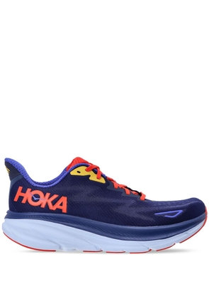 HOKA logo-patch sneakers - Bellwether Blue Dazzling Blue