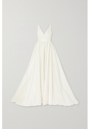 Halfpenny London - Pleated Taffeta Gown - White - 0,1,2,3,4,5