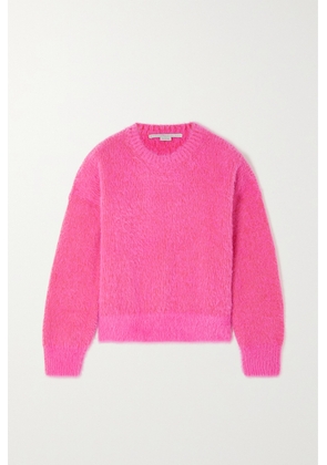 Stella McCartney - + Net Sustain Brushed-knit Sweater - Pink - xx small,x small,small,medium,large,x large