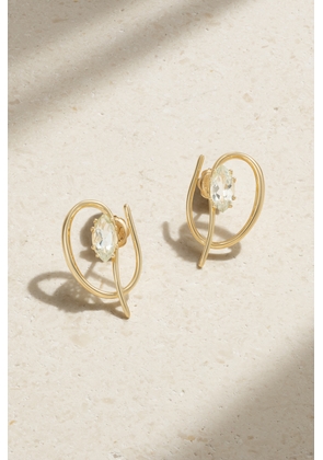 By Pariah - + Net Sustain Ellipse 14-karat Recycled Gold Amethyst Earrings - One size