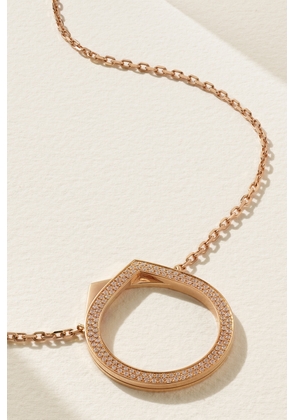 Repossi - Antifer 14-karat Rose Gold Diamond Necklace - One size