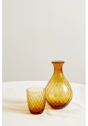 Aquazzura Casa - Balloton Murano Carafe And Glass Set - Yellow - One size
