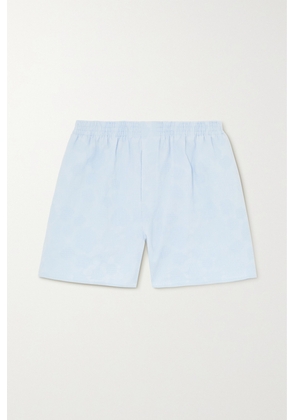 Chloé - Cotton-jacquard Shorts - Blue - FR34,FR36,FR38,FR40,FR42,FR44