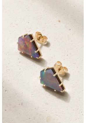 Andrea Fohrman - 14-karat Gold Opal Earrings - One size