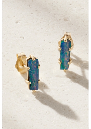 Andrea Fohrman - 14-karat Gold Opal Earrings - One size