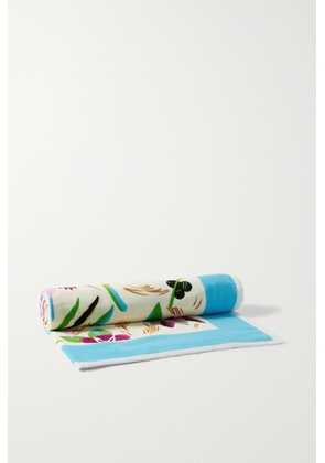 Gucci - Printed Cotton-terry Beach Towel - Ivory - One size