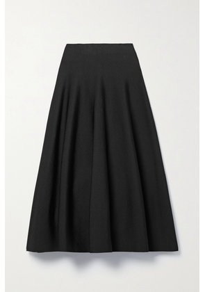 The Row - Cindy Stretch-knit Midi Skirt - Black - x small,small,medium,large,x large