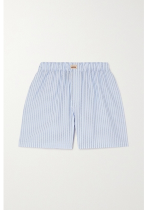 Gucci - Striped Cotton Jacquard-canvas Shorts - Blue - XXS,XS,S,M,L,XL