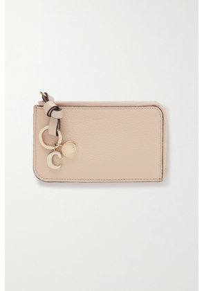 Chloé - Alphabet Textured-leather Wallet - Pink - One size