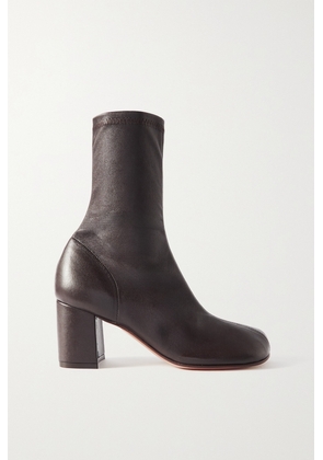 Dries Van Noten - Stretch-leather Ankle Boots - Brown - IT36,IT36.5,IT37,IT37.5,IT38,IT38.5,IT39,IT39.5,IT40,IT40.5,IT41
