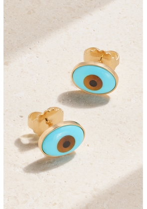 OLE LYNGGAARD COPENHAGEN - Evil Eye 18-karat Gold Multi-stone Earrings - One size