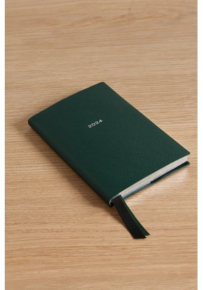 Smythson - Chelsea Textured-leather Diary - Green - One size