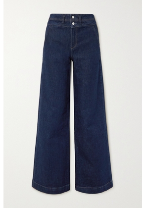 PAIGE - Harper High-rise Wide-leg Jeans - Blue - 23,24,25,26,27,28,29,30,31,32