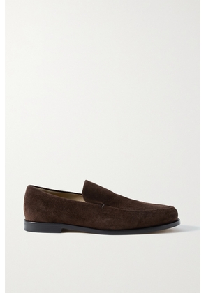 KHAITE - Alessio Suede Loafers - Brown - IT36,IT36.5,IT37,IT37.5,IT38,IT38.5,IT39,IT39.5,IT40,IT40.5,IT41