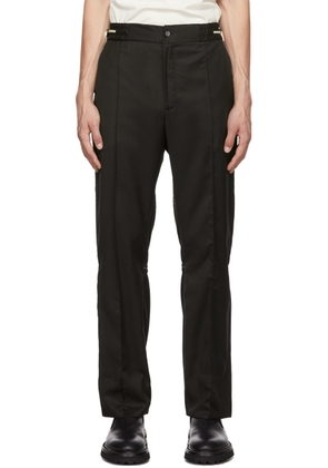 ADYAR SSENSE Exclusive Black Knit Trousers