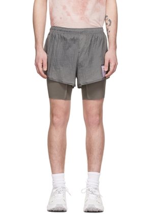 Satisfy Grey Nylon Shorts