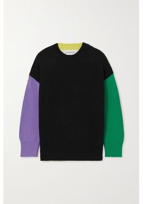 Zankov - Ryo Color-block Wool-blend Sweater - Multi - x small,small,medium,large,x large