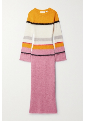 Zankov - Matilda Striped Brushed Knitted Maxi Dress - Multi - x small,small,medium,large