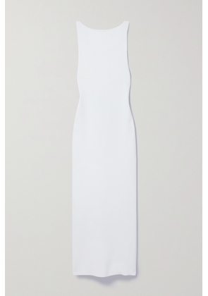 KHAITE - Evelyn Knitted Maxi Dress - White - x small,small,medium,large