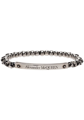 Alexander McQueen Silver Mini Skull Bracelet