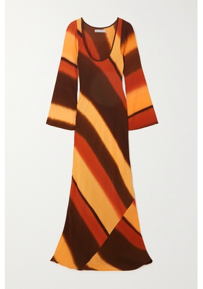 Faithfull The Brand - + Net Sustain Da Costa Tie-dyed Woven Maxi Dress - Orange - x small,small,medium,large,x large,xx large