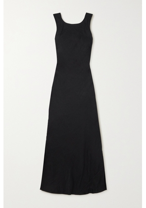 Faithfull - + Net Sustain Lobo Open-back Linen Maxi Dress - Black - x small,small,medium,large,x large,xx large