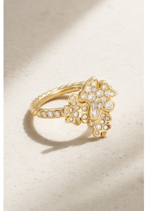 David Yurman - Fine Petals 18-karat Gold Diamond Ring - 6,7