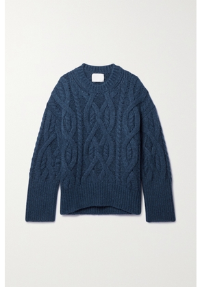 Citizens of Humanity - Zola Cable-knit Wool-blend Sweater - Blue - XS/S,M/L