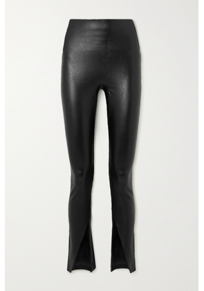 SPANX Petite Faux Leather Legging in Black. Size S, XL