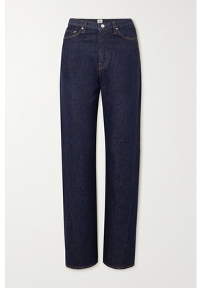 TOTEME - + Net Sustain Twisted Seam High-rise Straight-leg Organic Jeans - Blue - 23,24,25,26,27,28,29,30,31