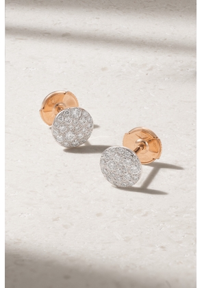 Pomellato - Sabbia 18-karat Rose Gold Diamond Earrings - One size
