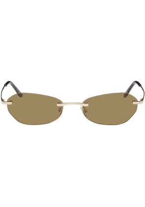 Our Legacy Gold Adorable Sunglasses