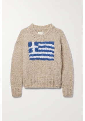 Suzie Kondi - Jooshi Intarsia Cashmere Sweater - Neutrals - x small,small,medium,large