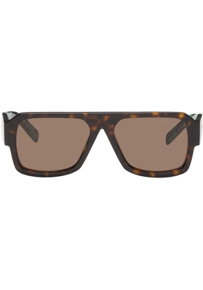Prada Eyewear Tortoiseshell Square Sunglasses