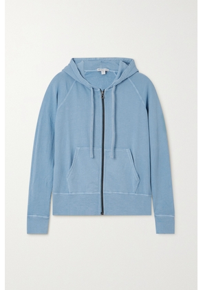 James Perse - Cotton-terry Hoodie - Blue - 0,1,2,3,4