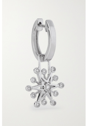 Robinson Pelham - Snowflake Earwish 14-karat White Gold Diamond Single Earring - One size