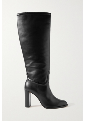 Alexandre Birman - Lauren Leather Knee Boots - Black - IT36,IT36.5,IT37,IT37.5,IT38,IT38.5,IT39,IT39.5,IT40,IT41,IT42