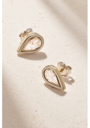 Sylva & Cie - Mosaic 18-karat Gold Diamond Earrings - One size
