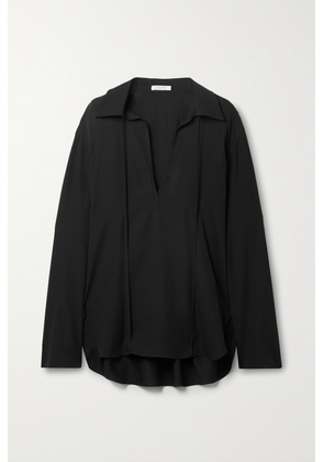 The Row - Malon Silk Shirt - Black - x small,small,medium,large,x large