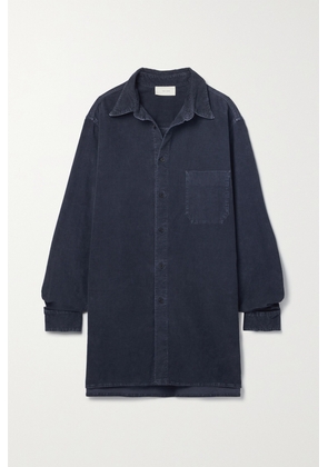 The Row - Idro Oversized Cotton-blend Corduroy Shirt - Blue - x small,small,medium,large,x large