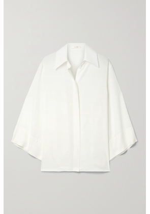 The Row - Malvina Silk-crepe Shirt - Ivory - x small,small,medium,large,x large