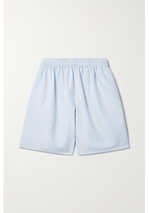 The Row - Gunther Cotton Shorts - Blue - x small,small,medium,large,x large