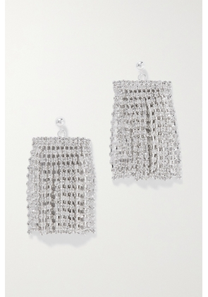 PEARL OCTOPUSS.Y - Fringe Silver-plated Crystal Earrings - One size