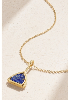 Mateo - Flip 14-karat Gold, Lapis Lazuli And Diamond Necklace - One size