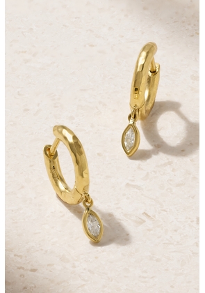 Octavia Elizabeth - + Net Sustain Micro Gabby 18-karat Recycled Gold Diamond Hoop Earrings - One size